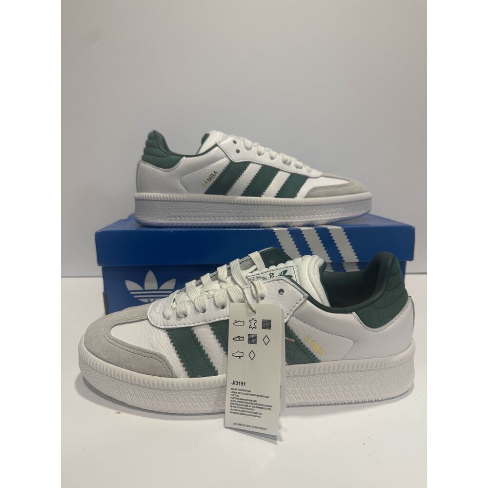 Adidas Samba XLG White Collegiate Green Size 7 M / 8 W